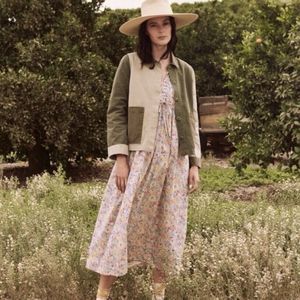 The Great Bonnet Midi Dress In Spring Bloom Floral Size 1 US S